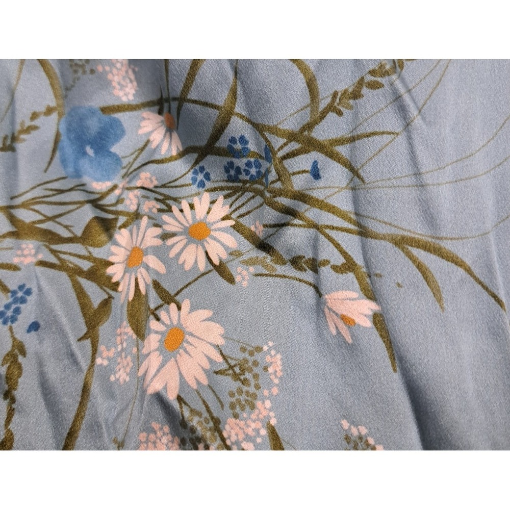 Reformation Dress Size 6 Blue Flora Devora Silk Lago Wedding Guest Bridesmaid - Picture 5 of 10